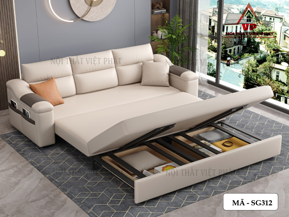 Giường Gập Sofa Thông Minh - Mã SG312-6