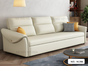 Sofa Giường Da Nhập Khẩu - Mã SG306-2