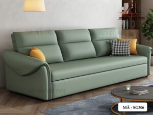 Sofa Giường Da Nhập Khẩu - Mã SG306