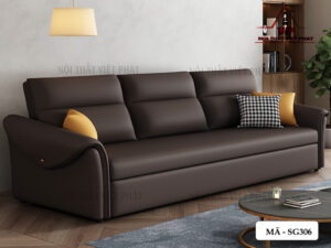 Sofa Giường Da Nhập Khẩu - Mã SG306-6