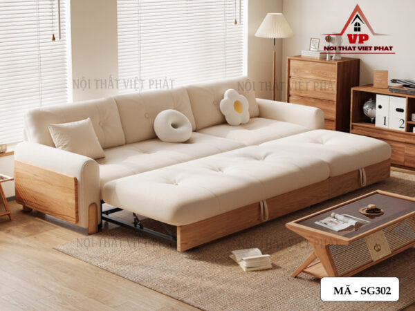 Sofa Giường Kéo Đa Năng Xưởng - Mã SG302-2