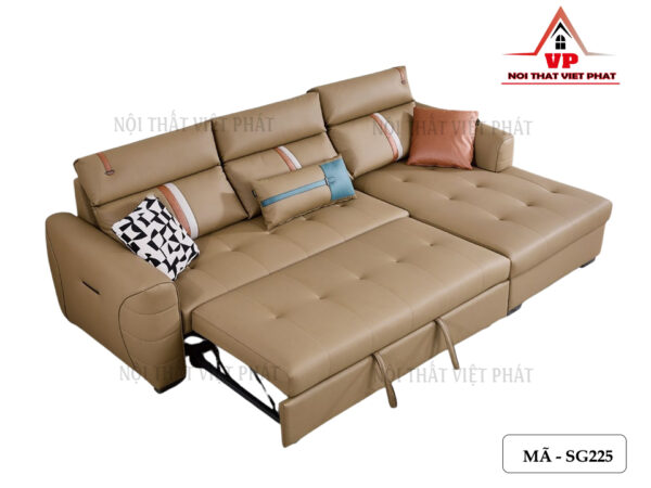 Sofa Góc Kéo Ra Thành Giường - Mã SG225-3