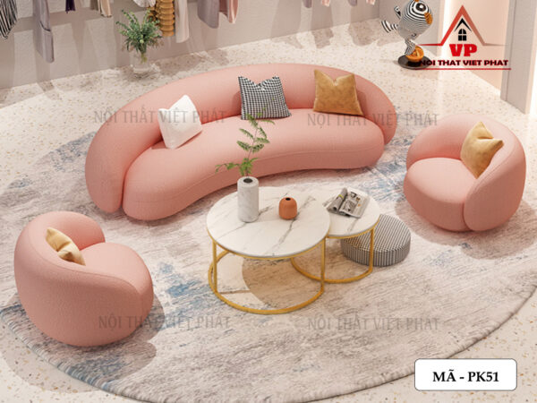 Bàn Ghế Sofa Phòng Khách Cao Cấp - Mã PK51-1