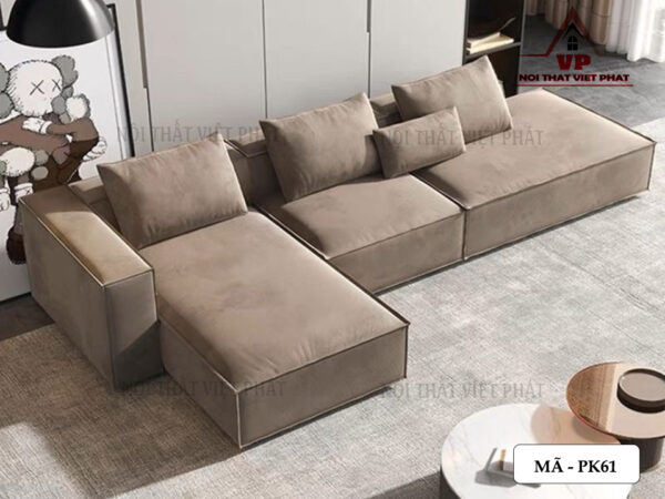 Bộ Bàn Ghế Sofa Da Phòng Khách - Mã PK61-1