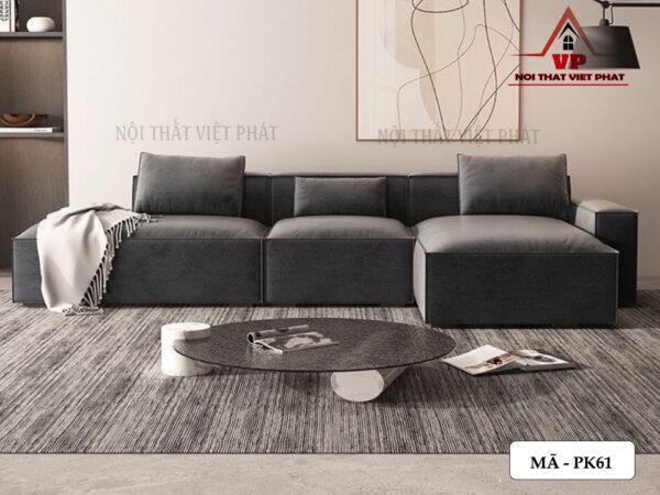 Bộ Bàn Ghế Sofa Da Phòng Khách - Mã PK61-3