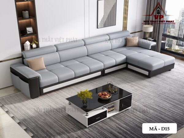 Sofa Da Cao Cấp TPHCM - Mã D15