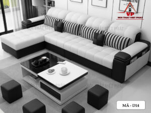 Sofa Da Cho Phòng Khách - D14-2