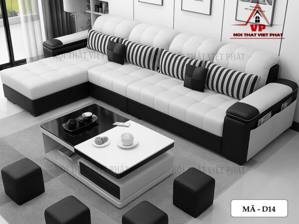 Sofa Da Cho Phòng Khách - D14-2
