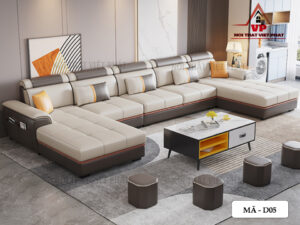 Sofa Da Hàn Quốc - Mã D05-1
