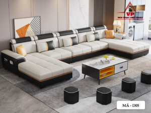 Sofa Da Hàn Quốc - Mã D05-3