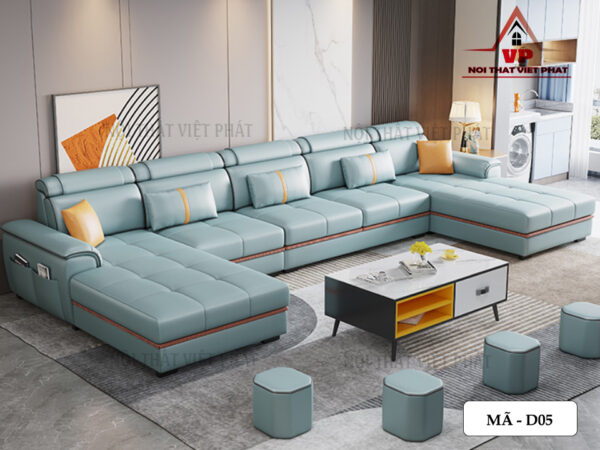 Sofa Da Hàn Quốc - Mã D05-4