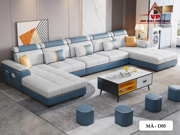 Sofa Da Hàn Quốc - Mã D05