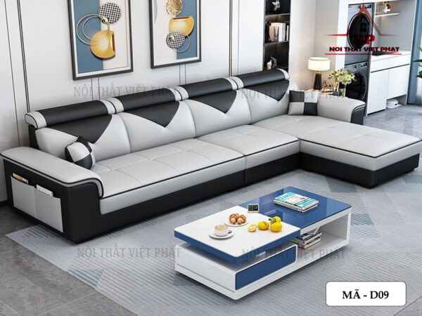 Sofa Da Hoàn Mỹ - Mã D09-2
