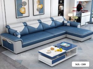 Sofa Da Hoàn Mỹ - Mã D09