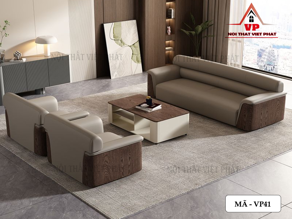 Sofa Văn Phòng Nhập Khẩu - Mã VP41 11 Sofa Văn Phòng Nhập Khẩu - Mã VP41-1
