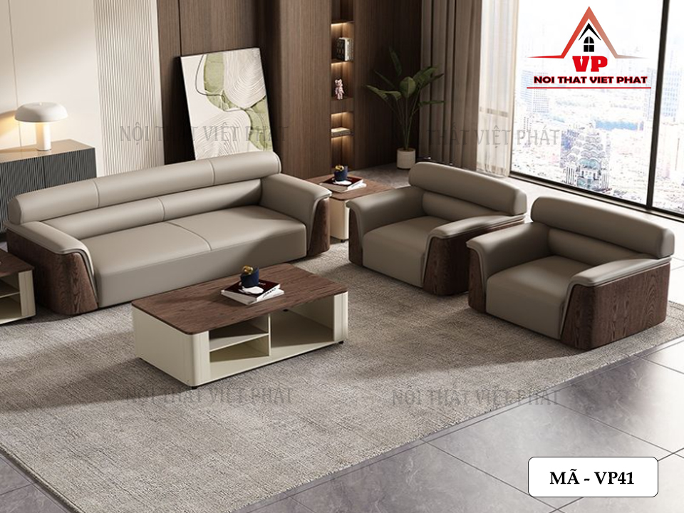 Sofa Văn Phòng Nhập Khẩu - Mã VP41 12 Sofa Văn Phòng Nhập Khẩu - Mã VP41-2
