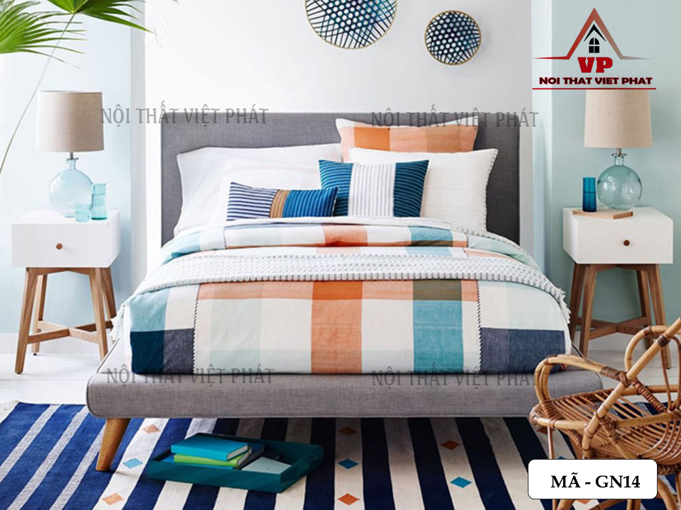 Giường Ngủ Giá Rẻ - Mã GN14 9 Giường Ngủ Giá Rẻ - Mã GN14-1