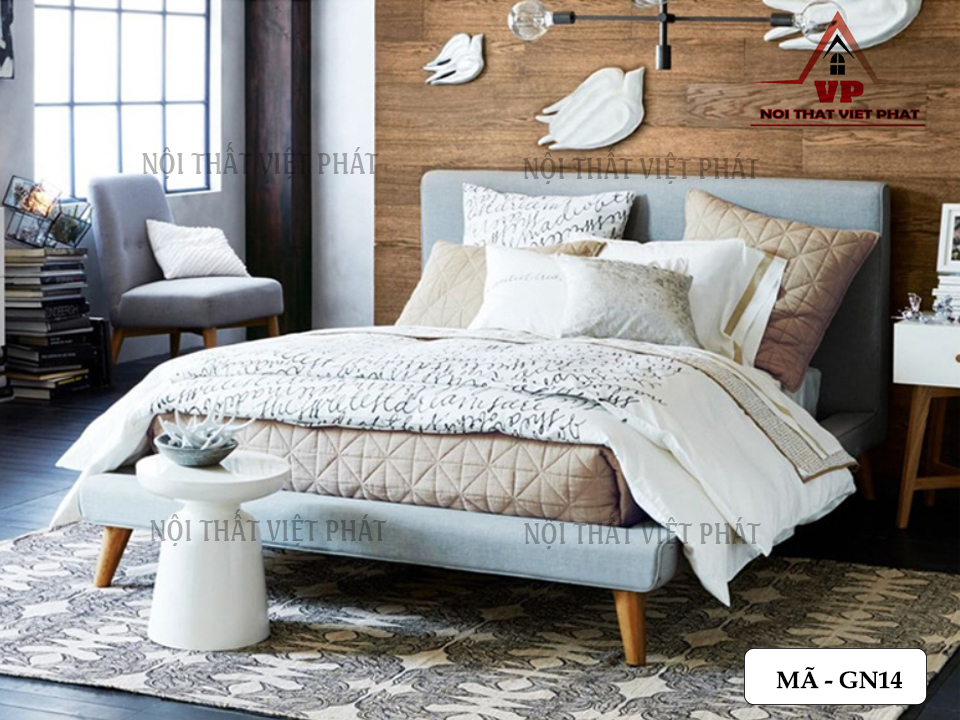 Giường Ngủ Giá Rẻ - Mã GN14 10 Giường Ngủ Giá Rẻ - Mã GN14-2