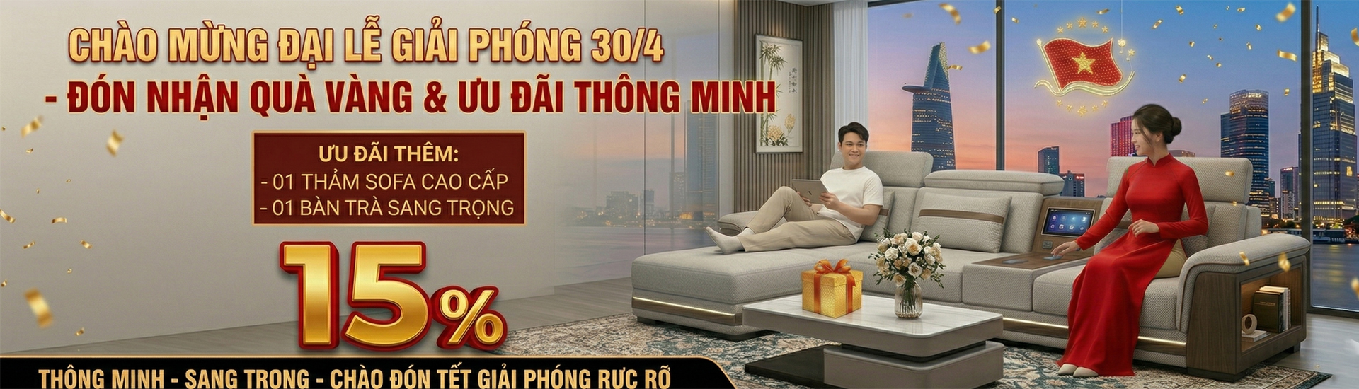 Sofa Giá Rẻ Chào Đại Lể 30/4