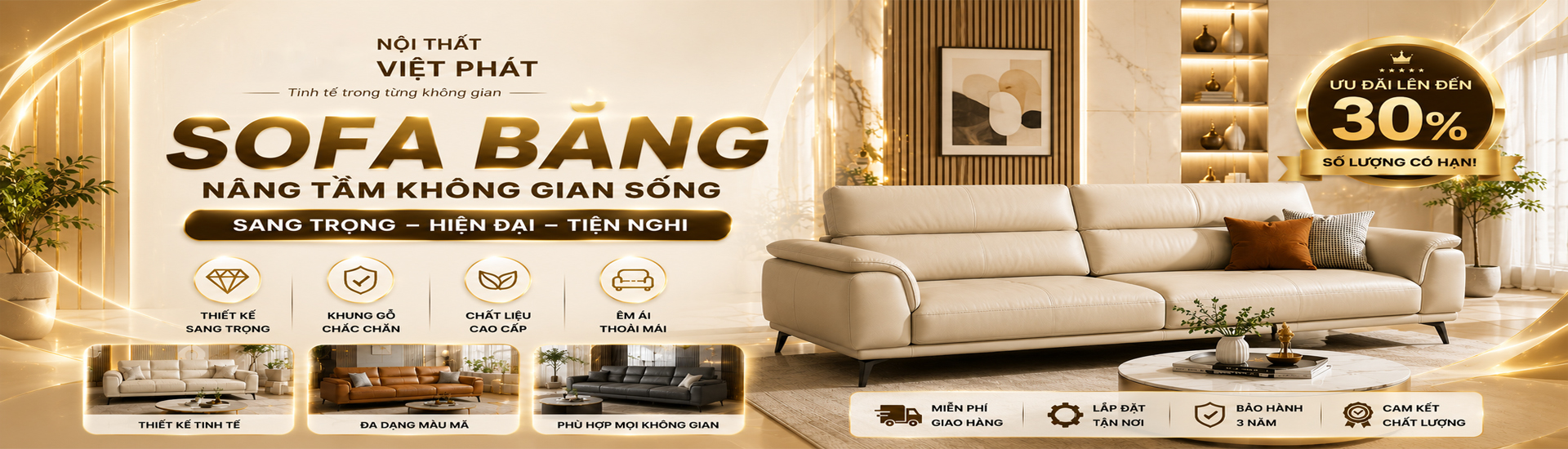 Sofa Băng Cao Cấp